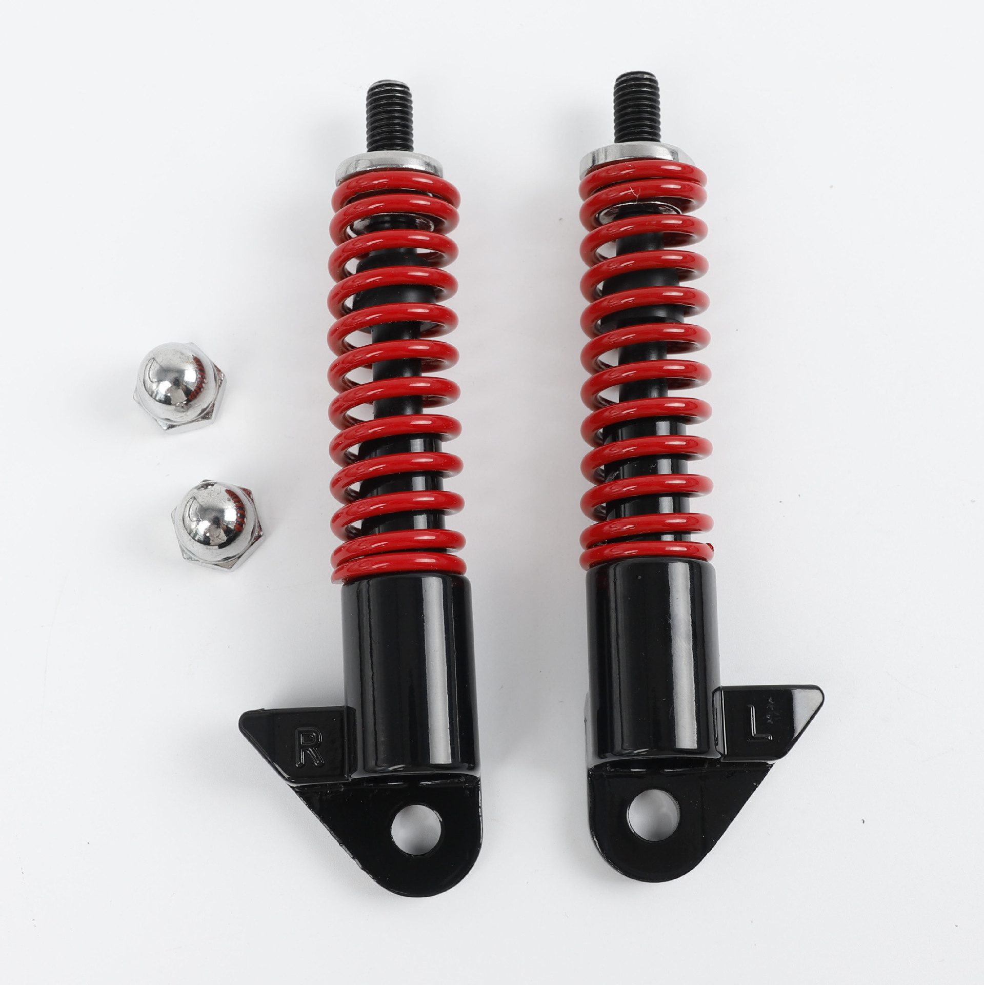 电动车滑板车配件迷你小海豚改装前叉8寸轮胎28弹簧减震器