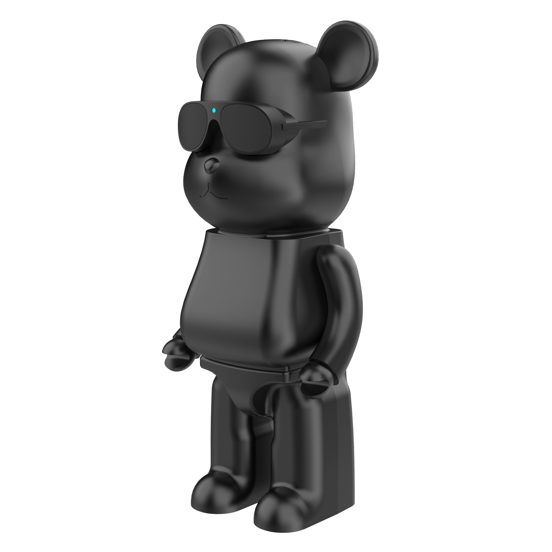 新款创意潮牌摆件暴力熊蓝牙音箱小熊玩偶节日礼物桌面收款小音响