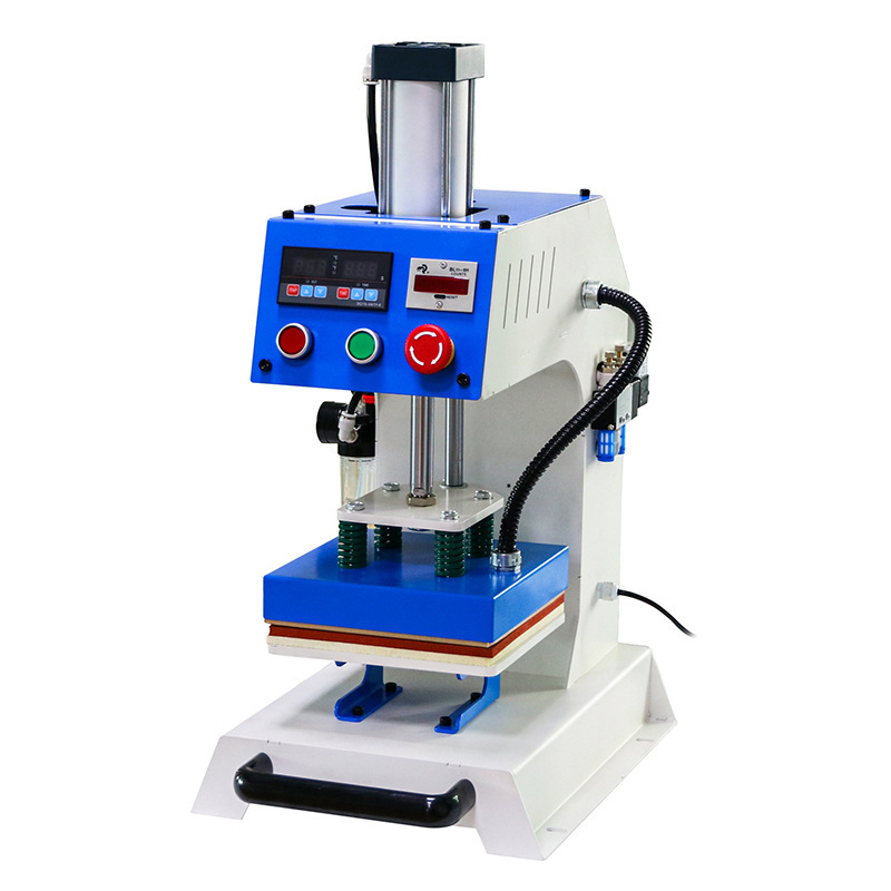 Factory Direct Supply Automatic Air-Operated Label-Ironing Machine Hot Stamping Machine Badge Collar Lable Machine Logo Label Pressing Machine Thermal Transfer Printing Heat Press