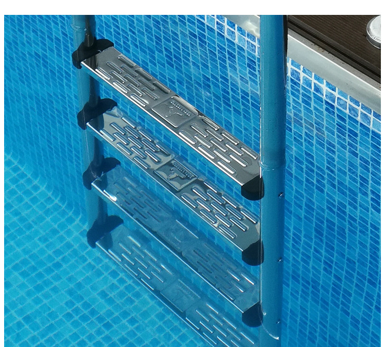 工厂供应游泳池免预埋扶梯加厚304不锈钢下水爬梯sf型支持订货