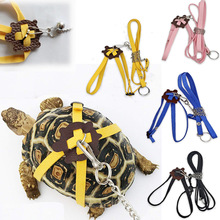 跨境新品 宠物乌龟外出牵引绳遛龟 可调节大小多色乌龟胸背心用品