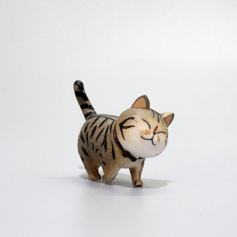 动漫卡通仿真猫咪手办公仔9款小猫咪车载可爱摆件 51节日小猫咪