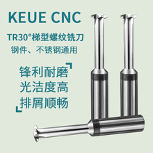 TR30度T型单齿螺纹铣刀加工梯形螺纹刀具1.5-6.0牙距梯型螺纹铣刀
