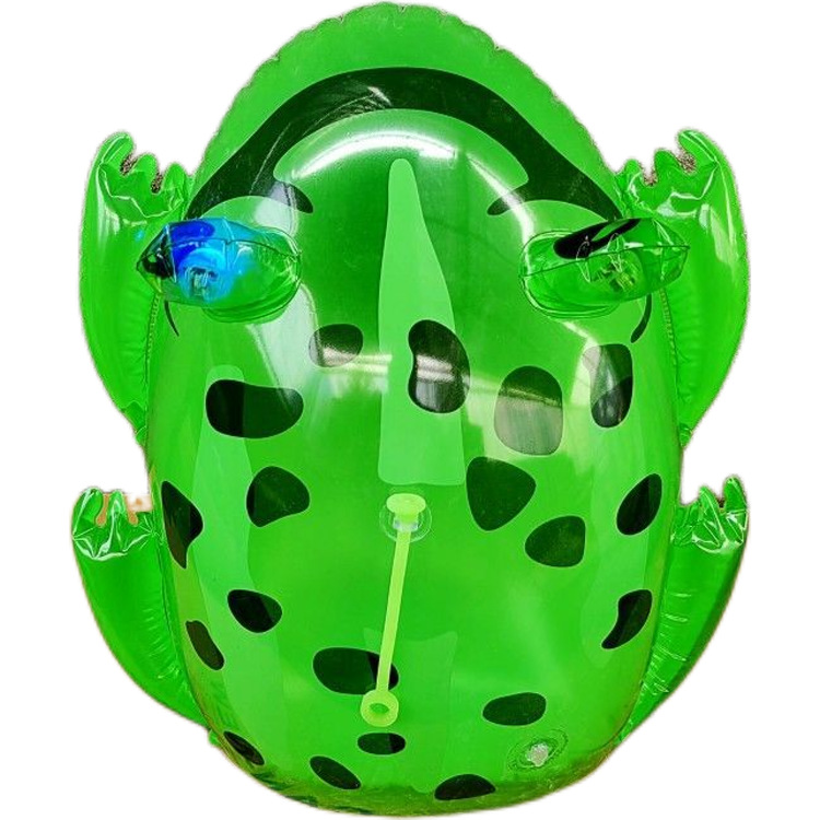 Online Red Frog Balloon Wholesale Inflatable Swimming Frog Night Market Luminous Frog Night Market Stall Children Stall Balloon Toy