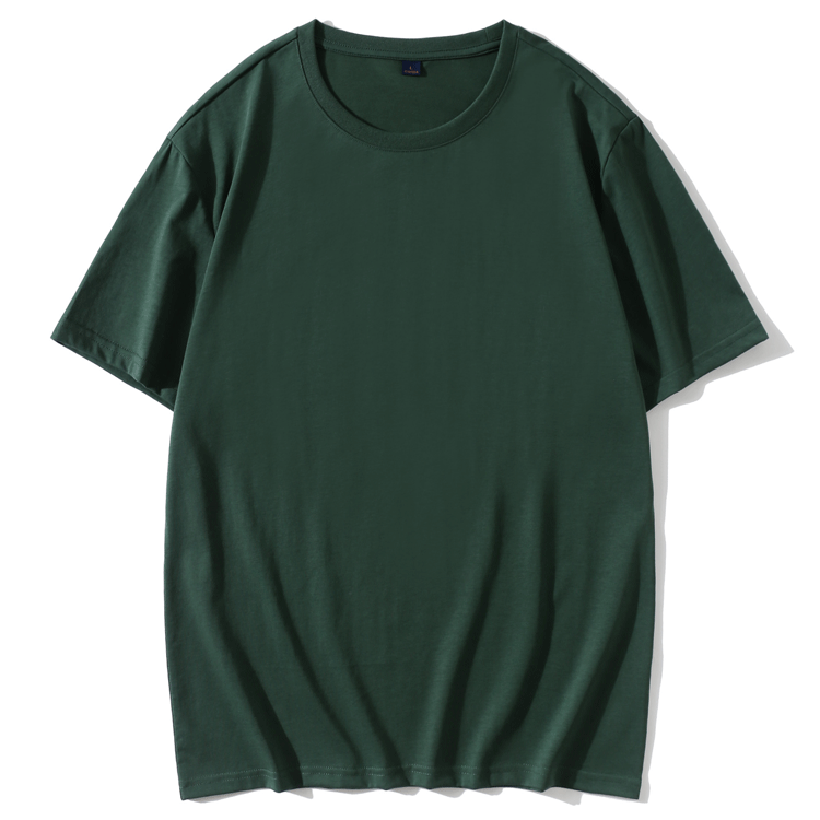 优品纯衣高端t恤圆领衫平滑丝光棉街潮男女文化衫可印绣logo工衣