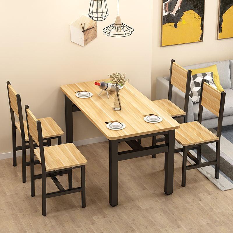餐厅餐桌椅早餐家用餐馆长方形组合桌小吃店食堂快餐饭店桌椅46人