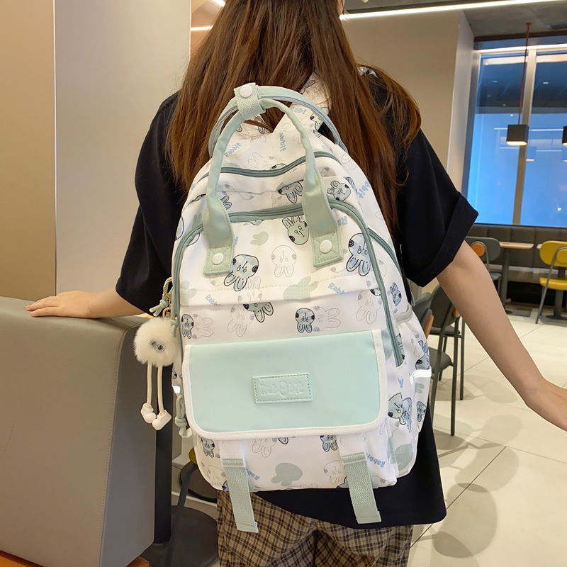 New Good-looking Hand-Carrying Backpack Student Fresh Sweet Girls Backpack Cute Schoolbag