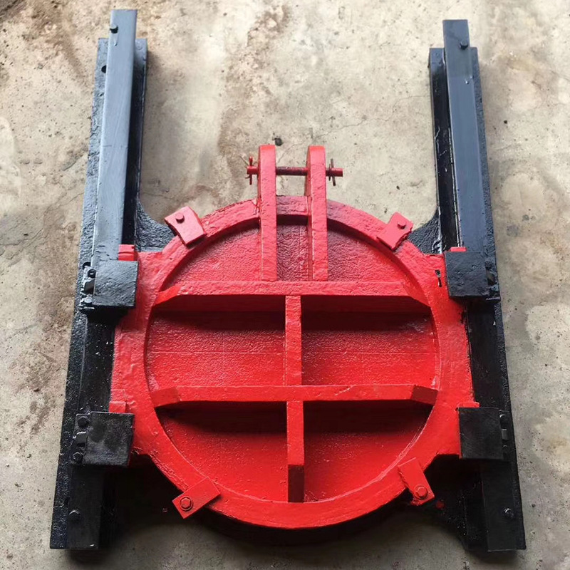 铸铁圆闸门 厂家现货方形圆形电动铸铁镶铜闸门 铸铁镶铜圆闸门