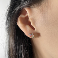 猫耳朵珍珠猫咪耳钉女简约可爱甜美气质日韩国百搭时尚耳坠wish热