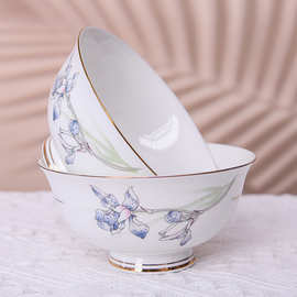 潮州陶瓷玉兰碗