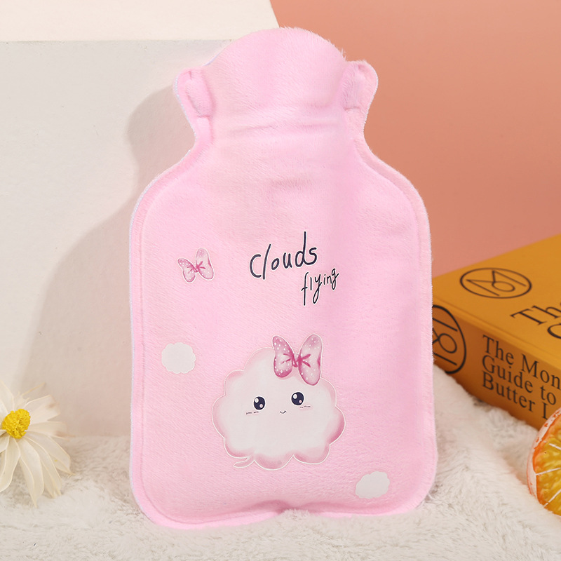 Cartoon Hot Water Injection Bag Belly Hot Compress Hand Pack Irrigation Bag Cute Super Soft Small Student Mini Hot-Water Bag