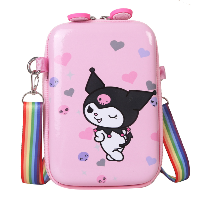 2023 New PVC Hard Case Box Bag Cute Crossbody Bag for Girls out Shoulder Bag Casual Mobile Phone Parent-Child Square Bag