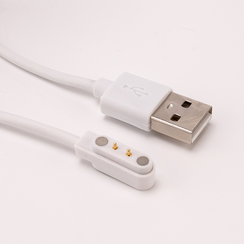 智能手表磁吸数据线2p/4p磁吸充电线手环榨汁杯充电线可配母座