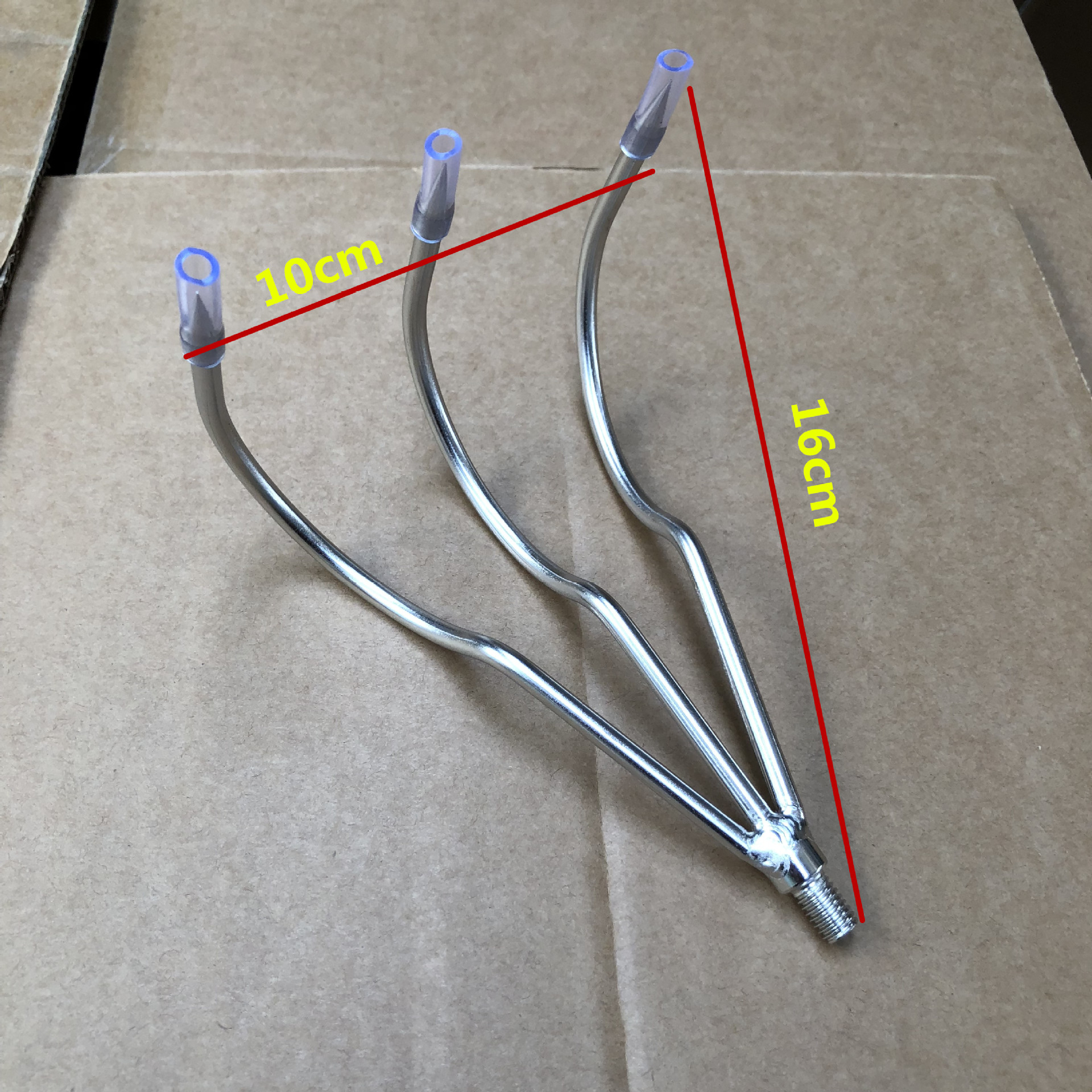 钓鱼清理水耙子搂四齿六齿赶海小耙子不锈钢杆头配件锚鱼用品