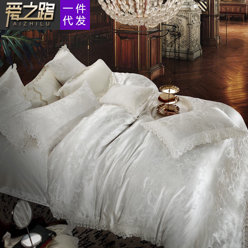 桑蚕丝 丝绸被套床单 婚庆床品套件纯白色阿里巴巴为您找到约1张纯白