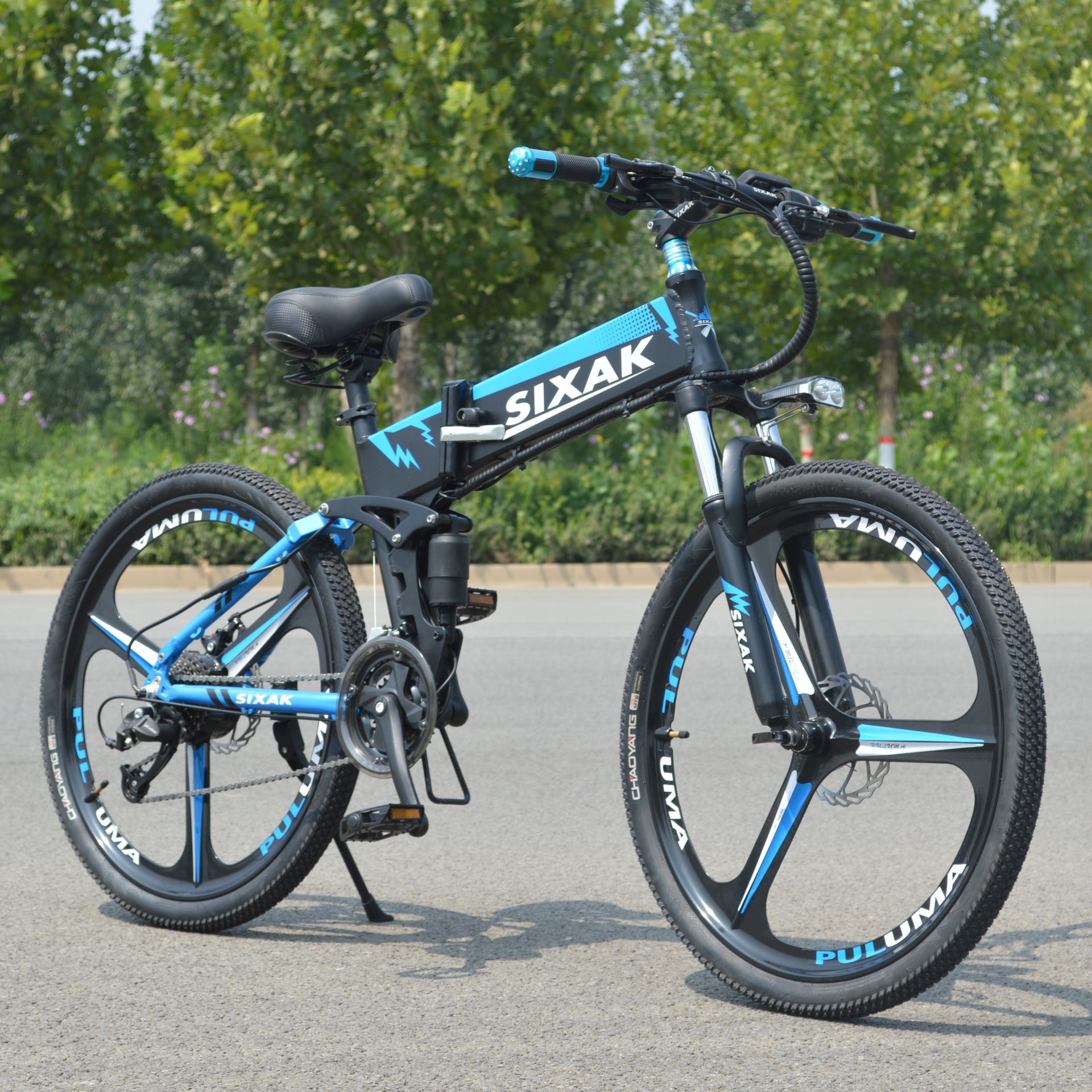 变速锂电自行车/折叠减震山地车电动自行车休闲复古城市越野-阿里巴巴