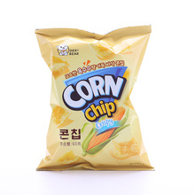 零食韩国进口休闲食品德克熊玉米膨化片脆条办公室小吃65g袋装