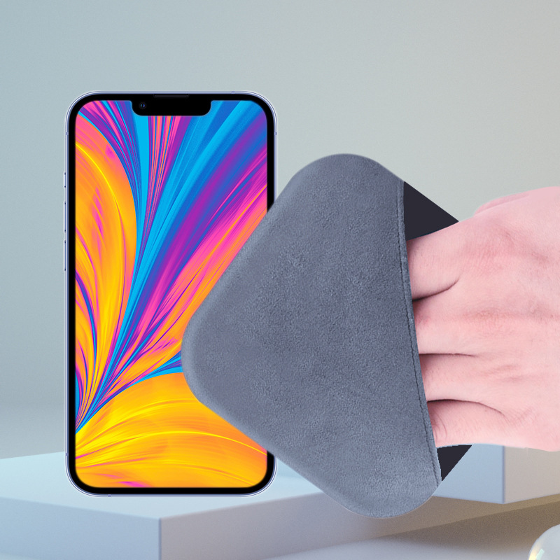 适用苹果抹光布 手机ipad平板电脑屏幕清洁布擦屏布抹布超细纤维