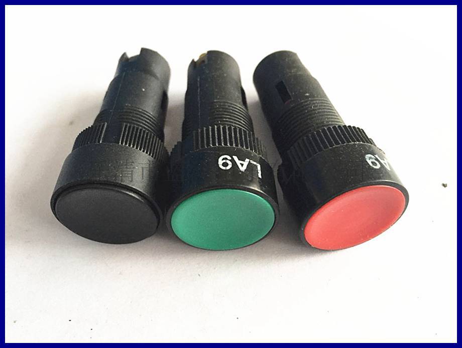 源头货la9新型按钮开关机床快速按钮复位开关平钮直径16mm