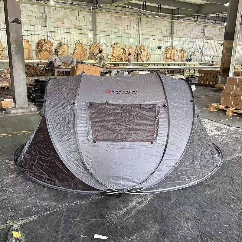 One Second Easy-to-Put-up Tent Automatic Tent Waterproof 3-4 People Camping Automatic Hand Throw Easy-to-Put-up Tent Camping Tent