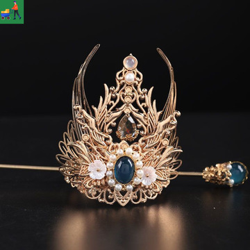 汉服发饰发冠古装男士束发头饰男女发簪日常古风摄影演出cos头