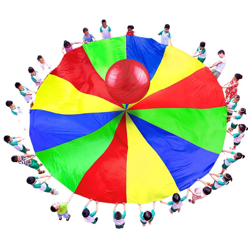 彩虹伞幼儿园儿童户外早教感统训练教具体育活动玩具体智能器材