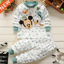 0-2year Baby Clothes Set 2022 Winter Cotton Newborn Baby跨境