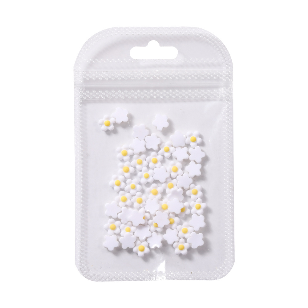 Nail Beauty Rhinestone Ornaments Wholesale Little Daisy Nail Ornament Girlish Fresh Bottoming Drill Flowers Nail Jewelry