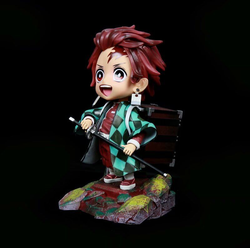 芸祥社 鬼灭之刃 sh 灶门炭治郎 带灯 可发光 q版公仔 模型手办