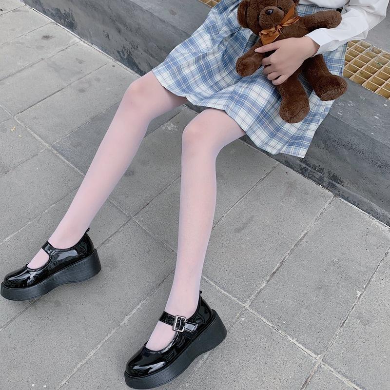 白色夏季cosplay洛丽塔超薄日系白丝可爱舞蹈连裤袜jk任意剪丝袜