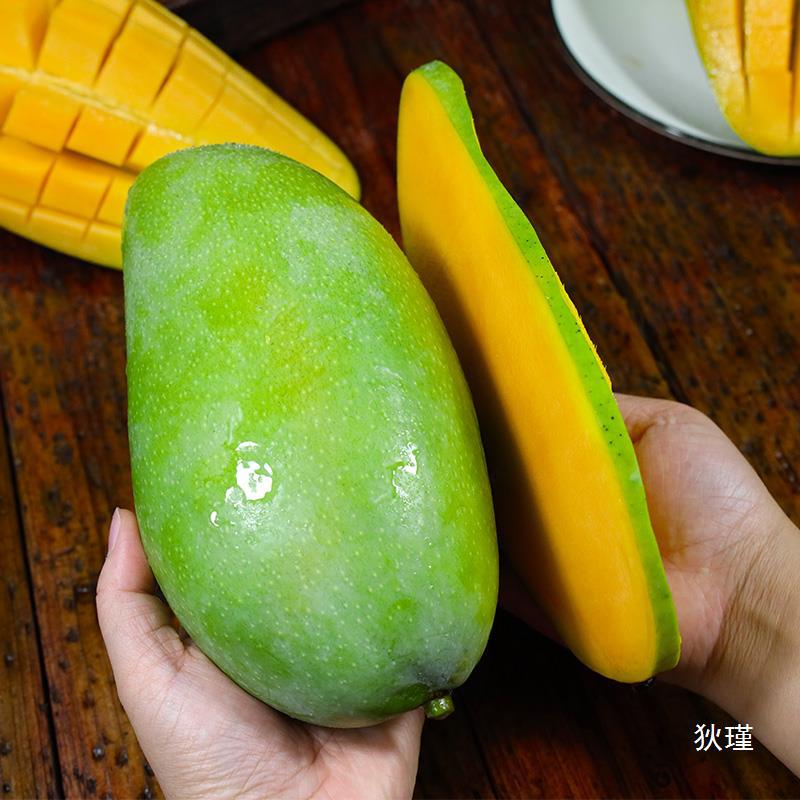 新鲜云南大青芒10斤装芒果热带水果当季整箱金煌芒青皮甜心芒包邮