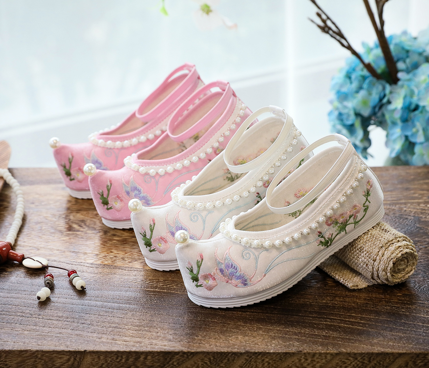 【儿童蝴蝶】儿童绣花鞋老北京布鞋宝宝古装表演鞋女童汉服鞋布鞋