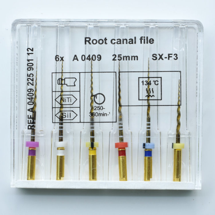 牙科机用金色大锥度机扩针镍钛根管锉机用热激活锉扩大针牙医工具