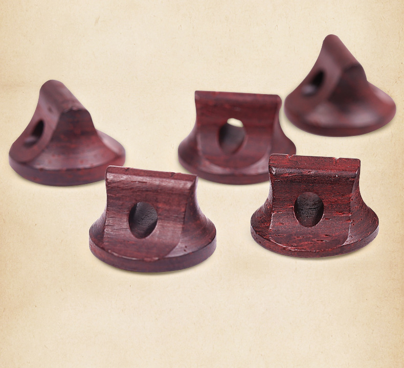 大叶檀二胡码 胡琴码 紫檀二胡马子二胡码子 手工制作细腻音质纯