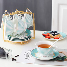 骨瓷精致咖啡杯欧式小美式咖啡杯碟英式下午茶杯茶具家用办公酒店