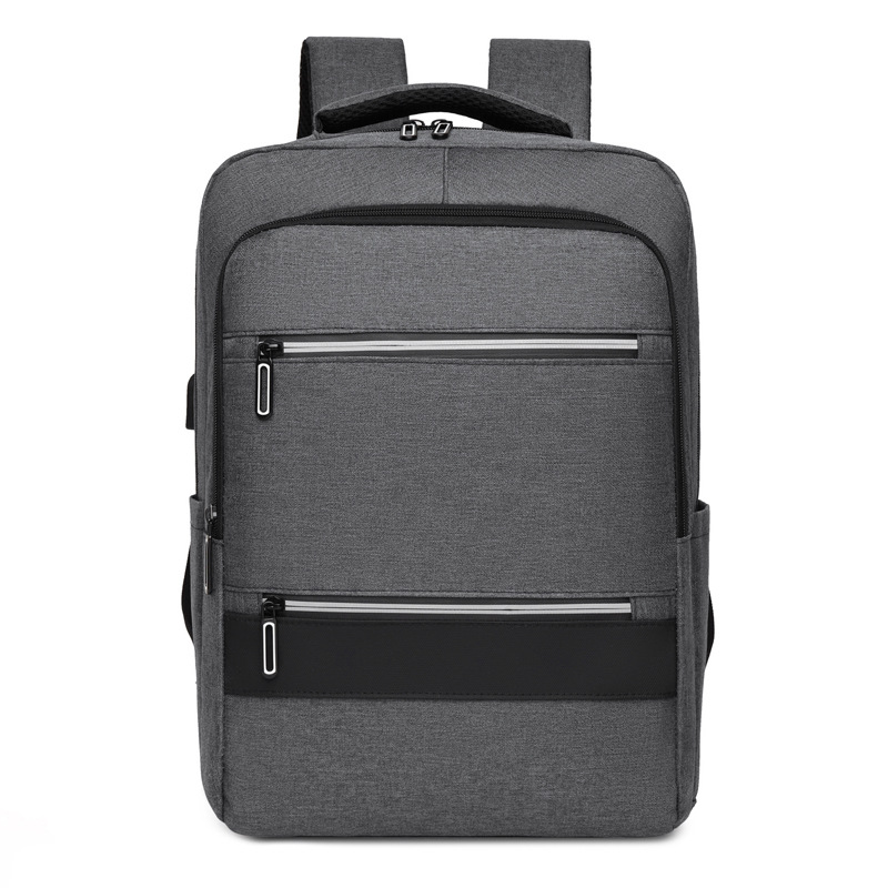 New Backpack Business Travel 15.6-Inch Computer Backpack Schoolbag Men's Printable Logo