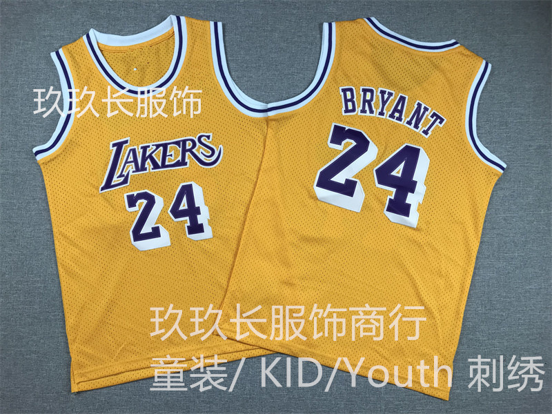 批发童装球衣youth公牛小牛湖人科比76人勇士魔术猛龙骑士篮球服