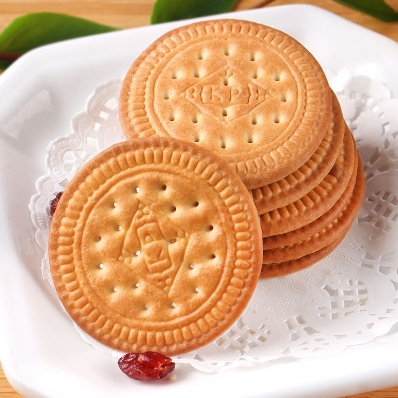 网红牛奶味早茶饼干整箱老牌子早餐饼干批发各种各样零食糕点散装