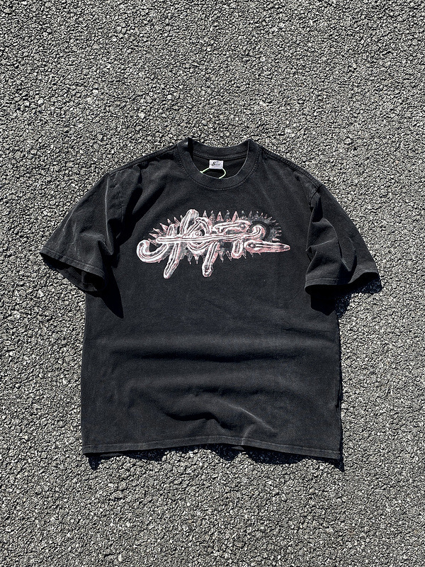 新款travis scott短袖最新专辑utopia同款t恤高街嘻哈做旧半袖潮