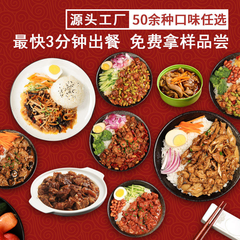 百家享园料理包速食商用外卖快餐便当盖浇饭面半成品菜冷冻食品
