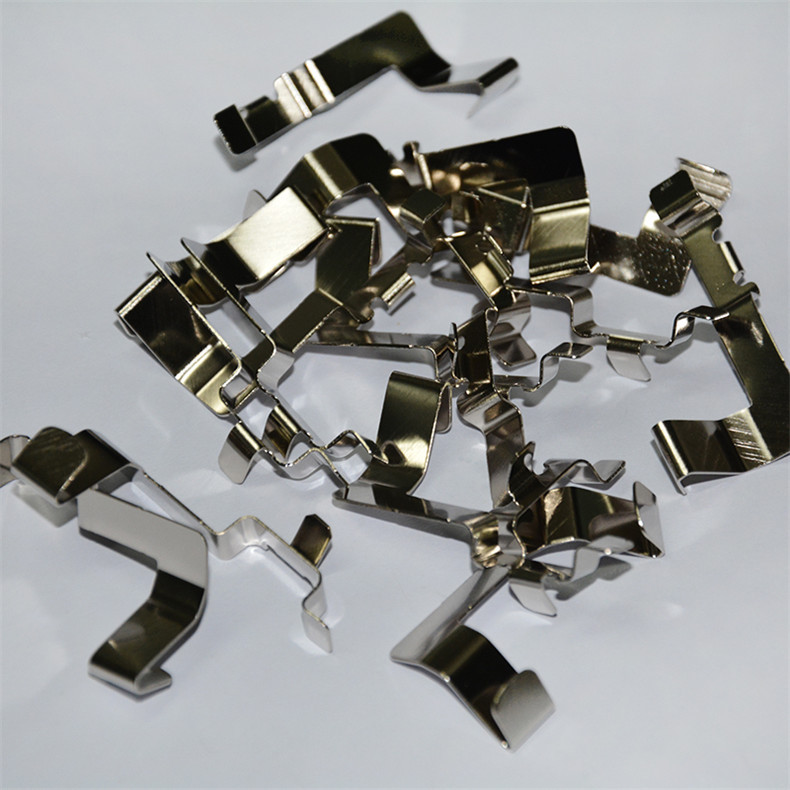 不锈钢弹片金属冲压导电电池弹片五金冲压铍铜磷铜弹片开关卡扣