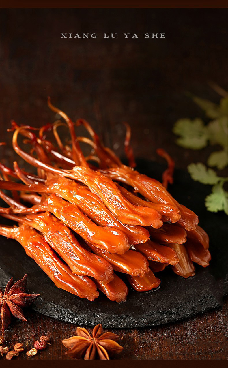 百草味温州风味鸭舌28g酱卤味鸭肉类特产小吃五香味熟食休闲零食