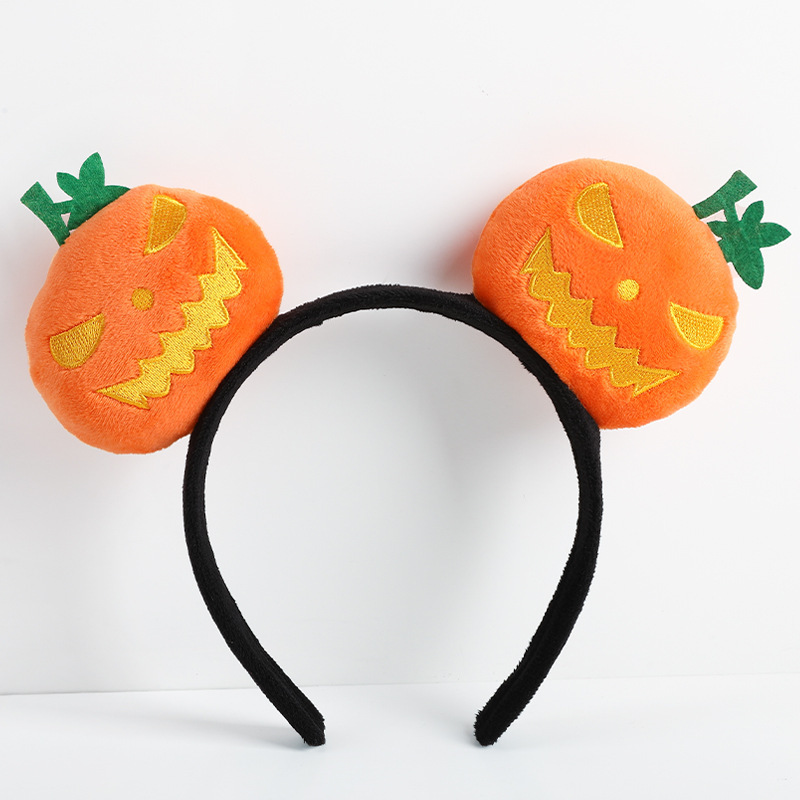 Halloween Headdress Funny Pumpkin Doll Hair Band Women's Face Washing Cute Headband Hair Accessories Accessories Children's Ornaments