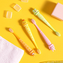 MINISO名创优品萌趣儿童牙刷2支装家用清洁极细软毛护龈可爱实用