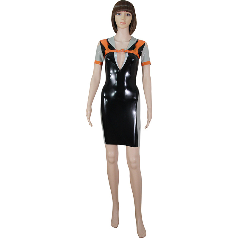 乳胶衣乳胶紧身衣乳胶连体衣可定做表演扮演角色情趣胶衣胶衣