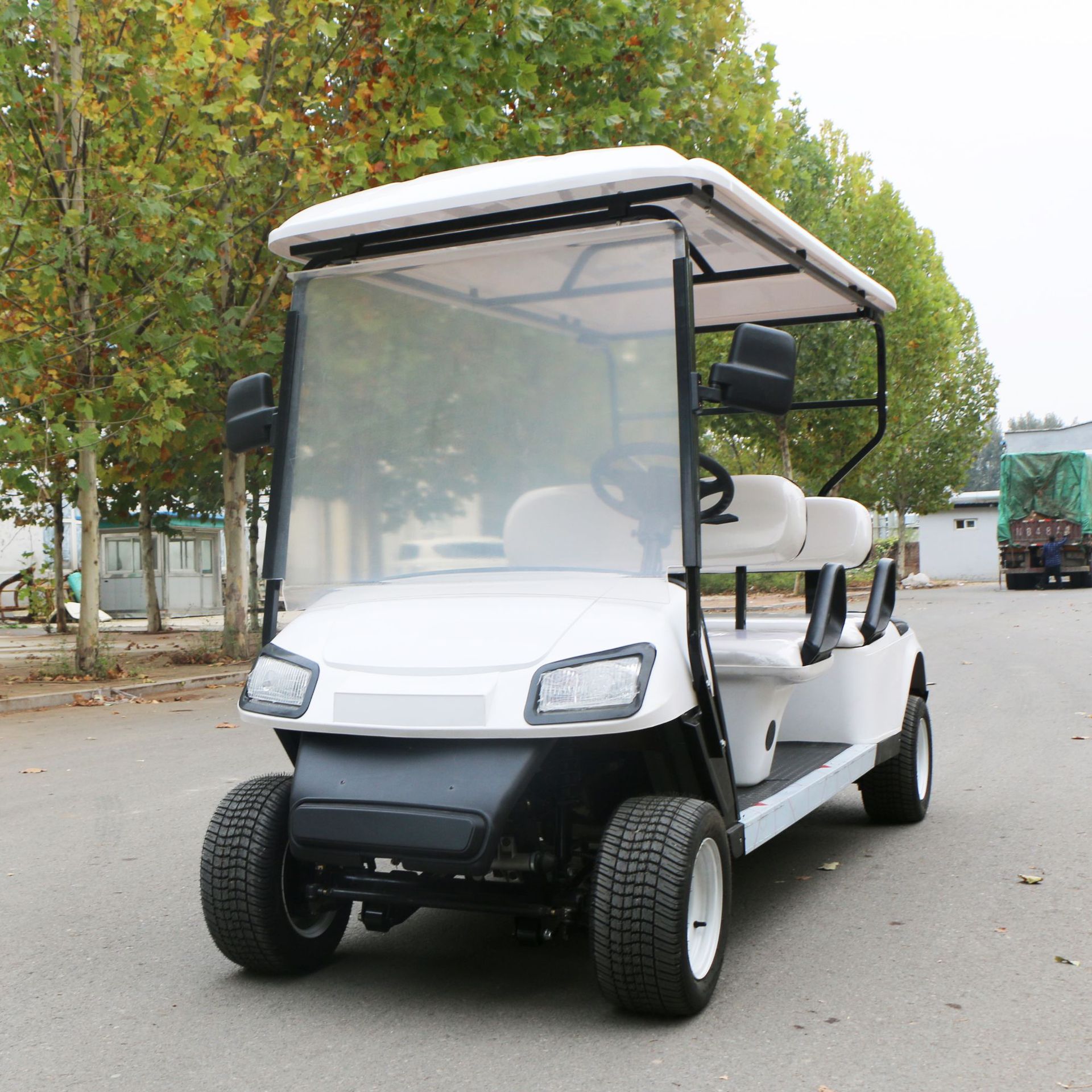 电动高尔夫球观光车 景区旅游电动四轮敞篷车 酒店接待观光游览车