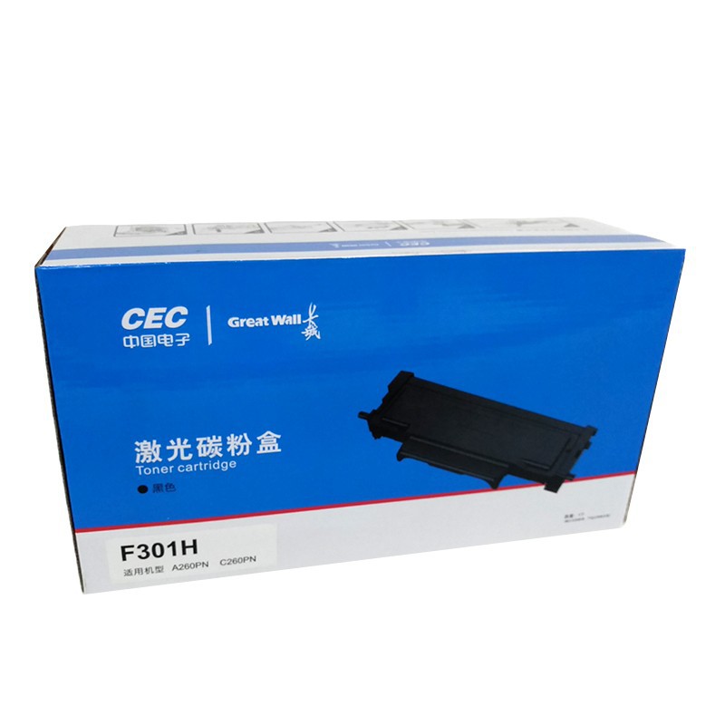 长城墨粉盒(f301h)黑色/鼓粉分离/3000页 a260pn/c260pn/a265pn/c