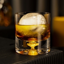 7M9K工厂纯净水晶威士忌酒杯套装家用酒吧欧式大号洋酒杯