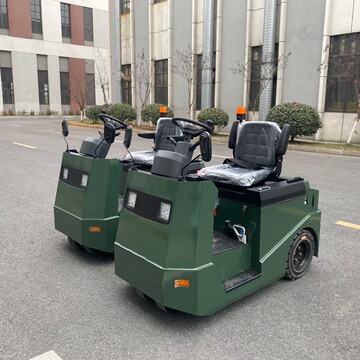 2-80吨座驾电动牵引车拖车头工厂场内电瓶转运车拖挂车拉货搬运车