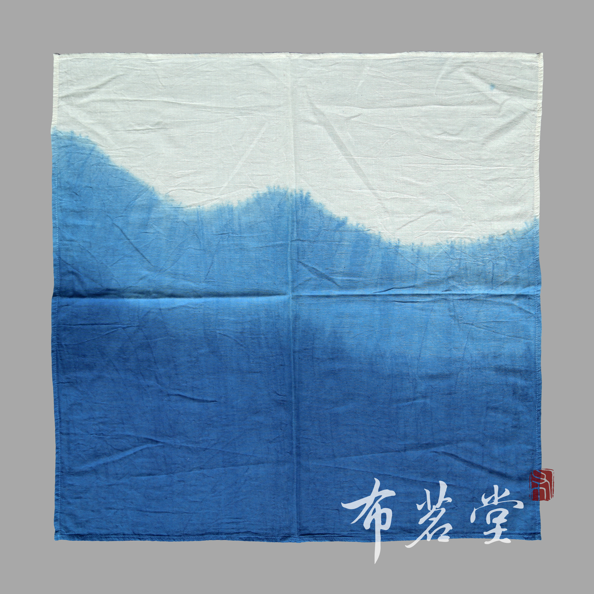 布茗堂 扎染棉纱方巾 65*65cm